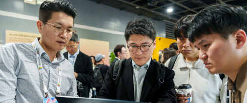 Image 3: Two people in conversation